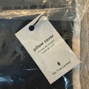 NWT gray West Elm Pillow Cover